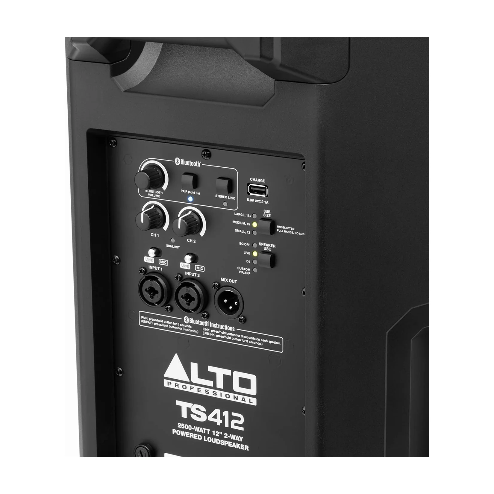 Alto Professional TS412 2,500-Watt 12-Inch Powered Speaker